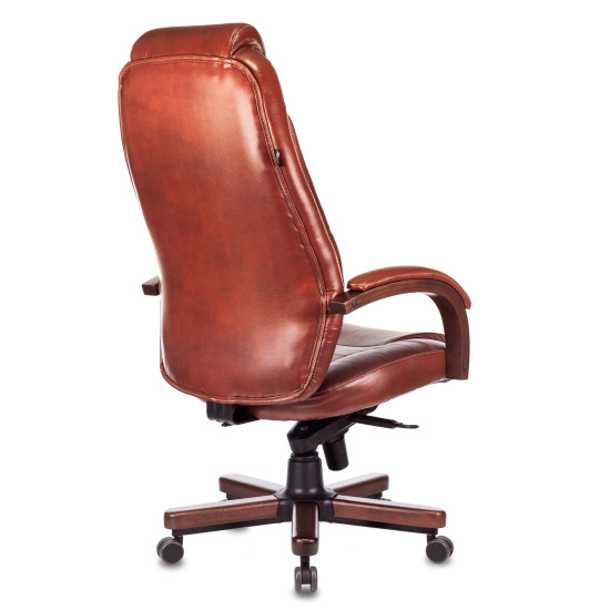 Кресло руководителя T-9923 Walnut Leather Eichel кожа коричневая