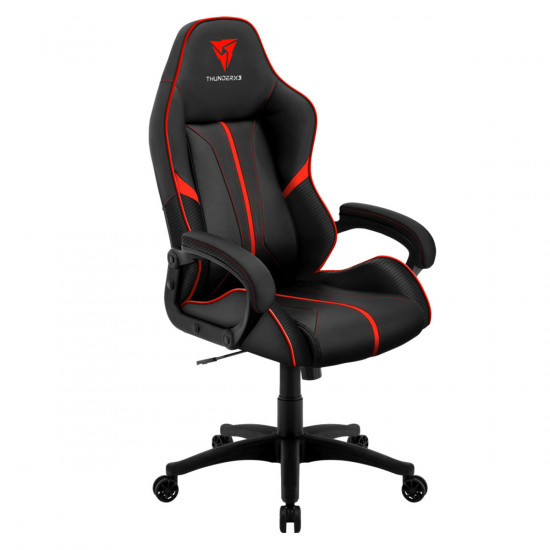 Кресло игровое ThunderX3 ВС1-BR Air кожзам черно-красный