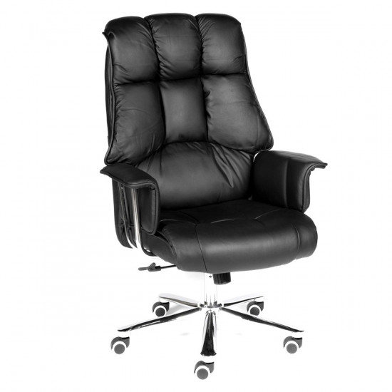 Кресло руководителя President Black/H-1133, кожзам черный