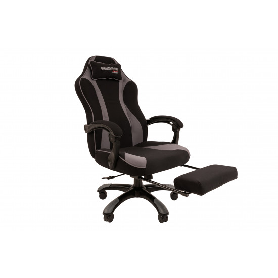 Кресло игровое СН Game 35 ткань черно-серая