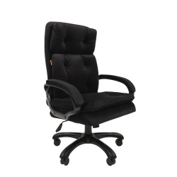 Кресло руководителя СН-442 R-015, ткань черная