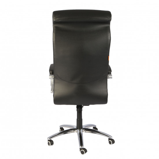 Кресло руководителя СН-420 кожа черная