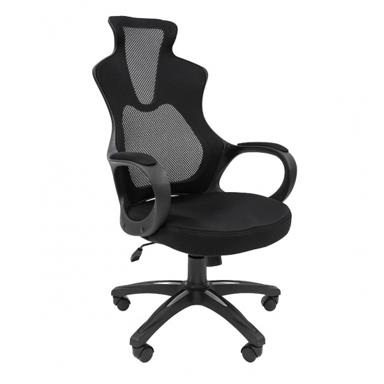 Кресло руководителя РК 210 сиденье Tw черный, спинка Tw черный