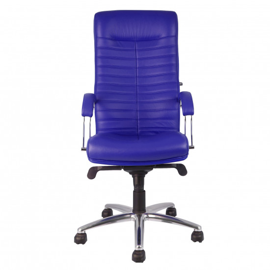 Кресло руководителя Orion Steel Chrome LE-B кожа синяя