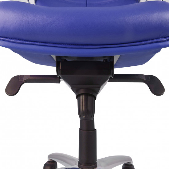 Кресло руководителя Orion Steel Chrome LE-B кожа синяя