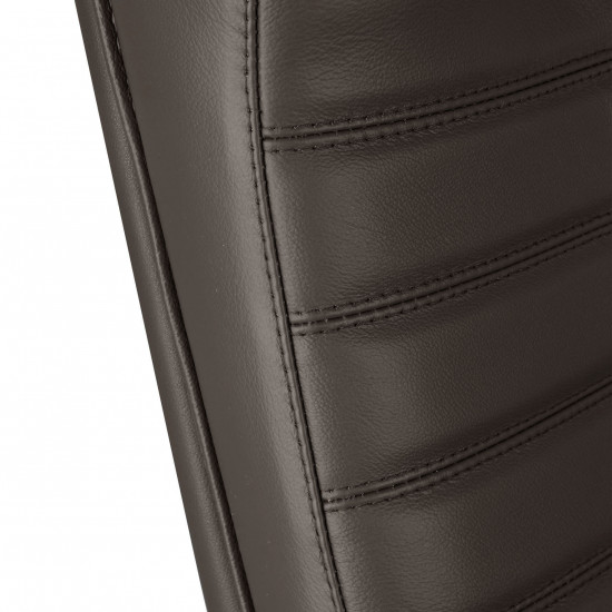 Кресло руководителя Orion Steel Chrome LE-K кожа темно-коричневая