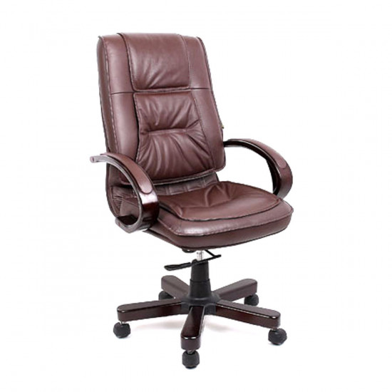 Кресло руководителя Daario A DRO318102 кожа коричневая
