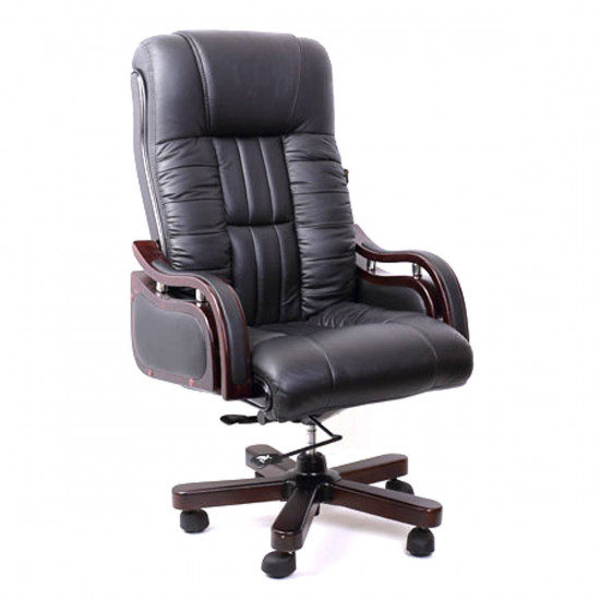 Кресло руководителя Varys A VRS32610001 кожа черная