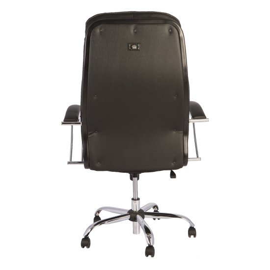 Кресло руководителя Metta LK-3 Ch износостойкий перфорированный материал NewLeather, черный №721