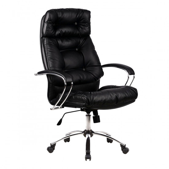 Кресло руководителя Metta LK-14 Ch износостойкий перфорированный материал NewLeather, черный №721