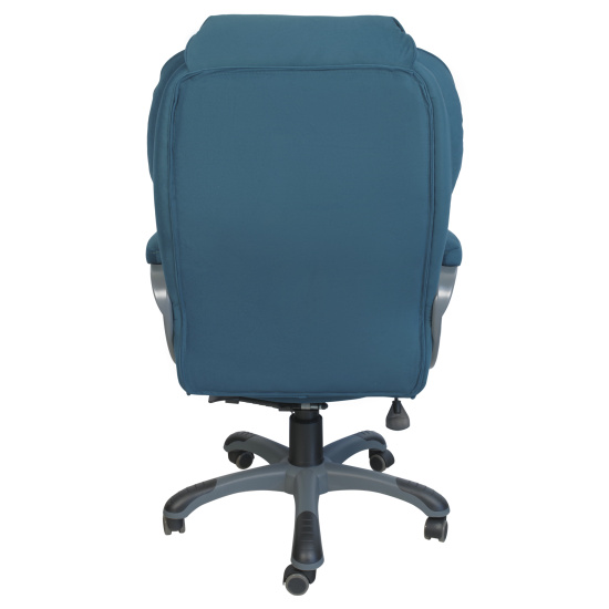 Кресло руководителя Рисмер, ткань Velur-20 бирюзовый, МТГ, PL-5