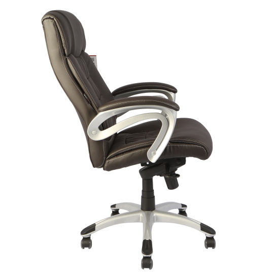 Кресло руководителя 2108Н George кожзам шоколадный