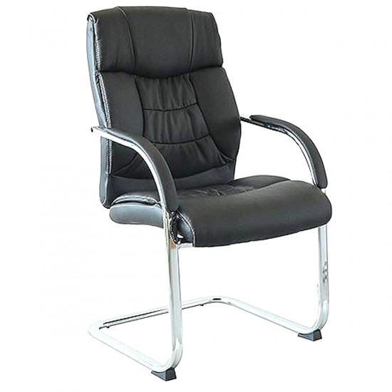 Конференц-кресло George 2108 ML кожзам черный
