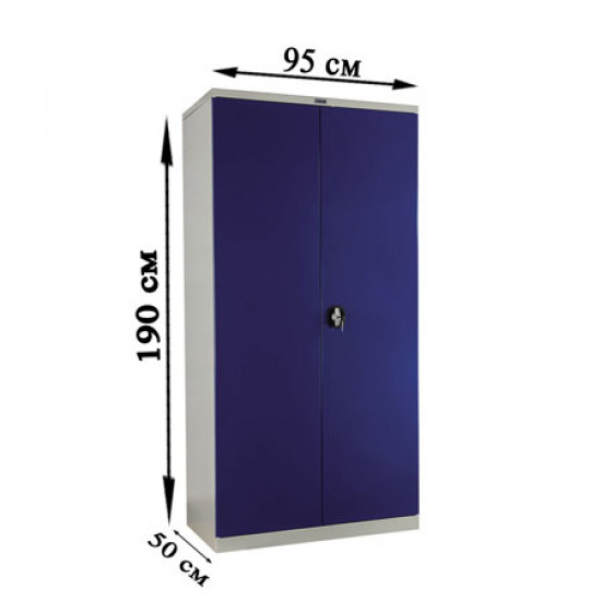 Шкаф инструментальный ТС-1995 1900*950*500, серо-синий (без полок)