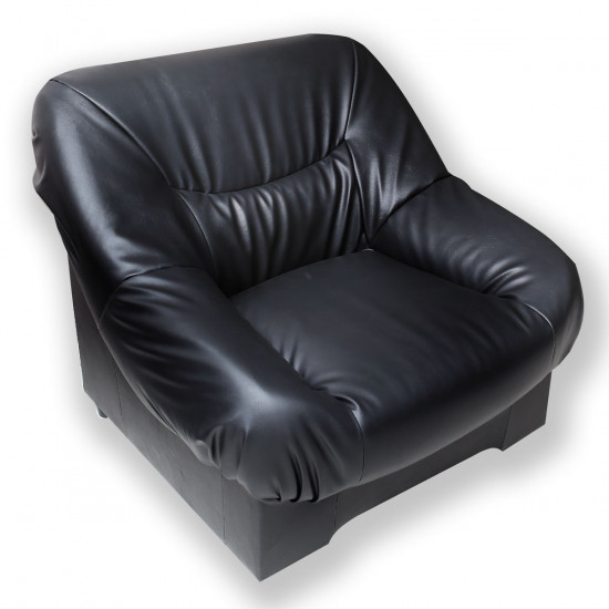Кресло Несси PV-1, кожзам черный, 940*900*870 мм