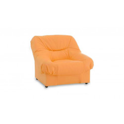 Кресло Несси Орегон-23, кожзам оранжевый, 940*900*870 мм