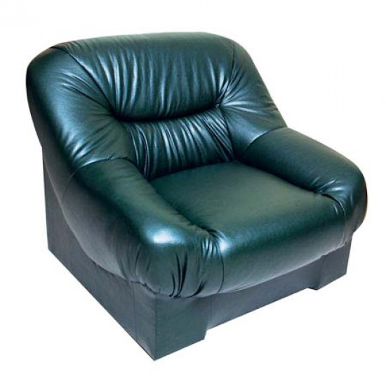 Кресло Несси Орегон Антик-41, кожзам зеленый, 940*900*870 мм