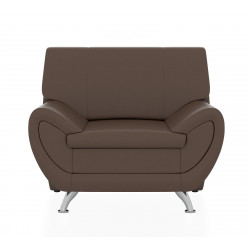 Кресло Орион Euroline-925, кожзам темно-коричневый, 1 категория, 1050*900*930 мм