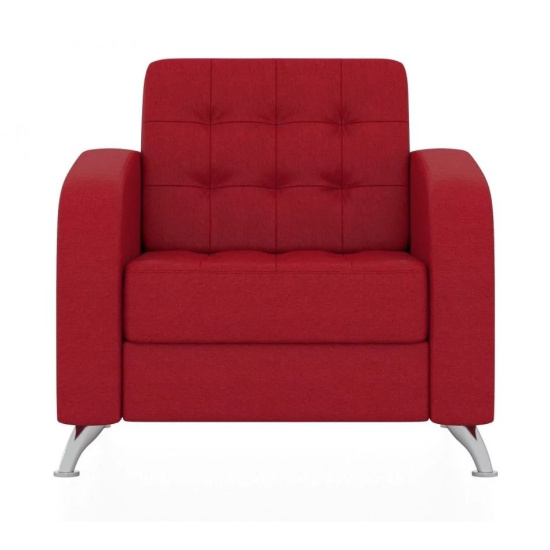 Кресло Рольф Euroline-960, кожзам красный, 1 категория, 890*850*840 мм